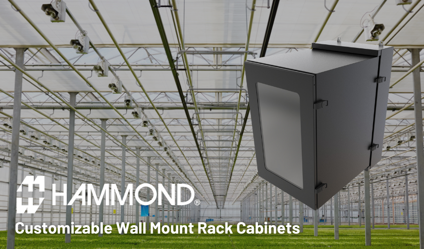 Hammond Manufacturing Offers Customizable Wall Mount Rack Cabinets