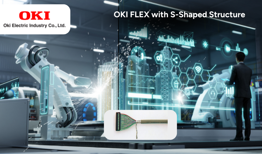 OKI Offers Innovative S-Shaped Cables for Robotic Automation