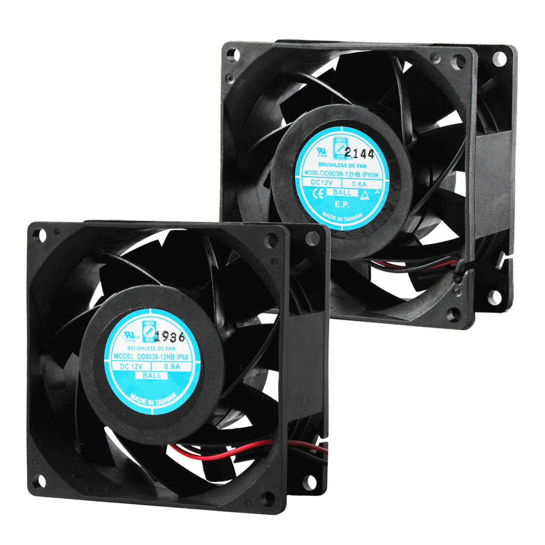 IP68 & IP69K-Rated AC/DC/EC Fans