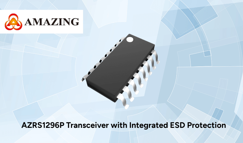 Introducing the AZRS1296P: High-Speed, Low-Power RS-232 Transceiver with Integrated ESD Protection